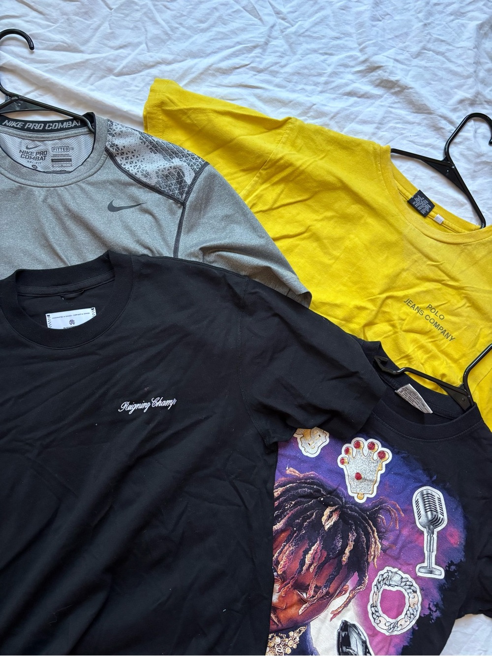 Mixed Tee Bundle - Yellow, Black, Gray, Graphic